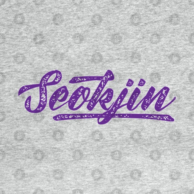 BTS Jin name typography by Oricca